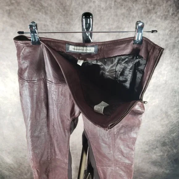 Abercrombie & Fitch Leather Leggings